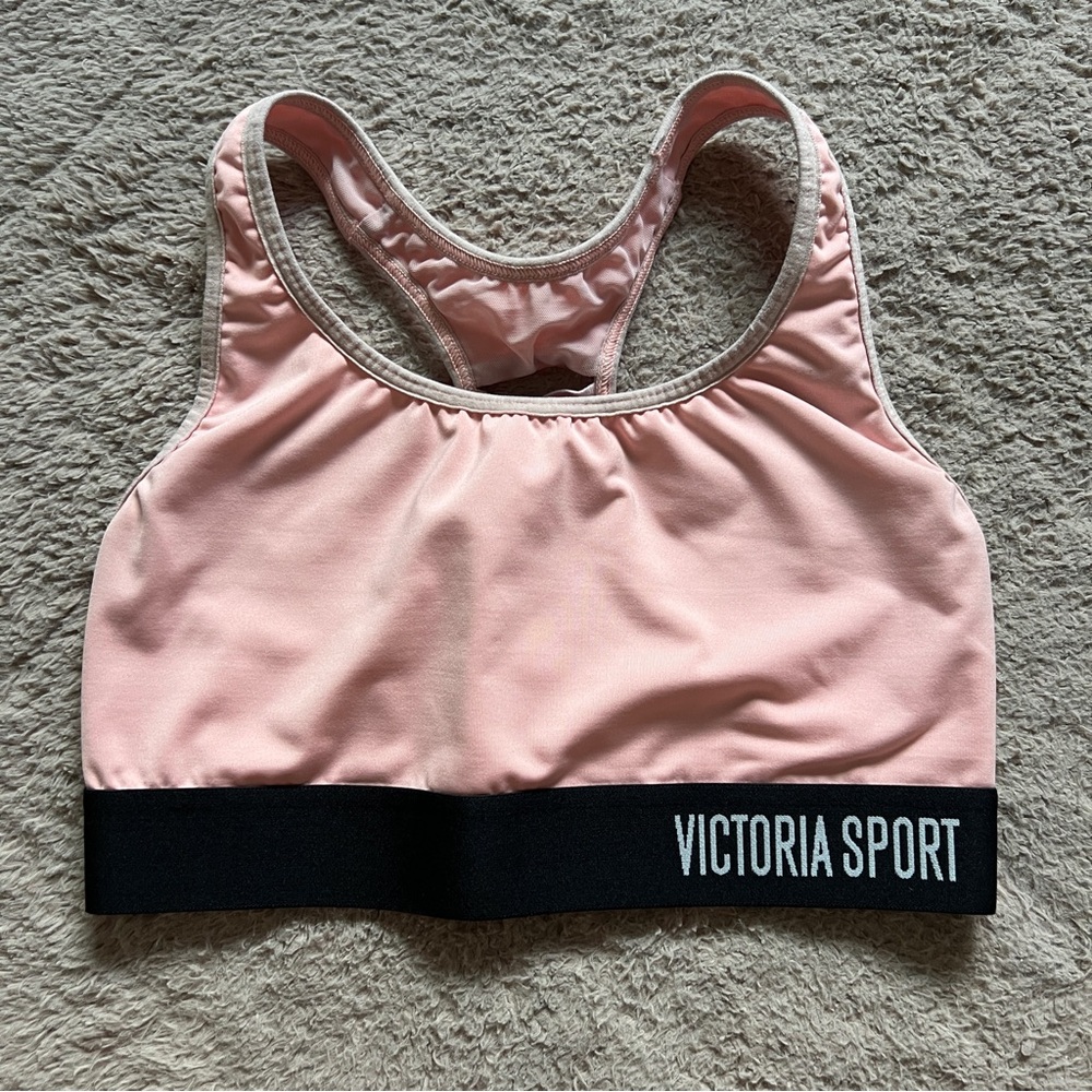 Victoria's Secret Sport Unpadded Racerback Sports Bra Preppy Workout Size XS‎